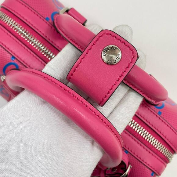 Gucci GG Blue Band Shoulder Bag Handbag Pink - Picture 8 of 12